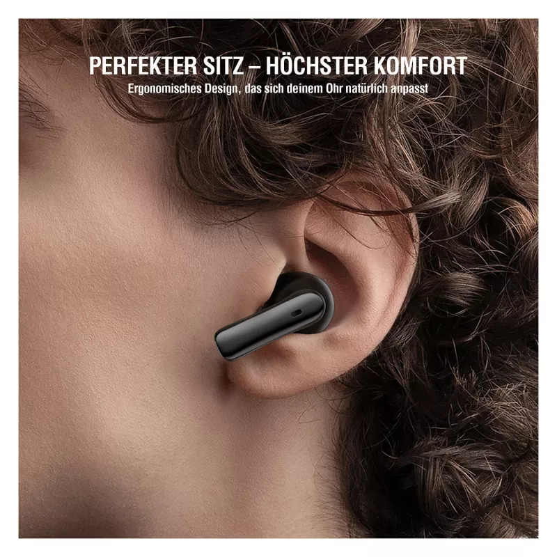 4smarts Ασύρματο Headset SkyBuds Air μαύρο (541722)