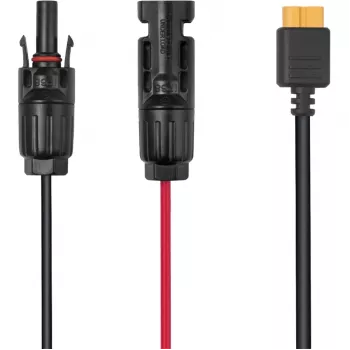 Καλώδιο EcoFlow LMC4-XT60I-2,5M για ηλιακά πάνελ, σύνδεση XT60i, 2,5 m, μαύρο/κόκκινο