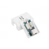 Επιτοίχιο κουτί σύνδεσης RJ-45 λευκό Lanberg OS6-0001-W