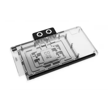 Backplate Alphacool 10270 ακρυλικό αλουμίνιο χρώμιο χαλκός νάιλον μαύρο διαφανές