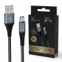 Καλώδιο USB-A σε USB-C Extralink Smart Life 15W, 120 cm, πλεκτό νάιλον, μαύρο