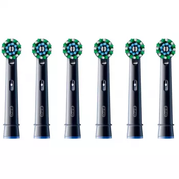 Ανταλλακτικές κεφαλές Oral-B Pro CrossAction CleanMaximizer, μαύρο, 6 τεμ.