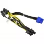 Supermicro - CBL-PWEX-1017 Καλώδιο τροφοδοσίας GPU - εσωτερική τροφοδοσία, 8-pin σε 8-pin PCIe Power (6+2) 20 cm