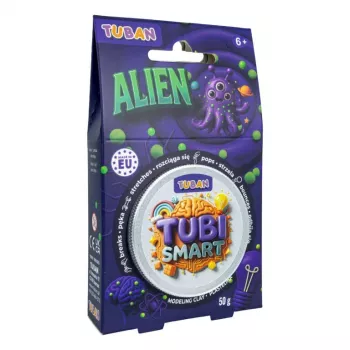 Πλαστελίνη TUBAN Tubi Smart – Alien, μωβ, 50 g