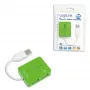 USB Hub LOGILINK UA0138 — 4‑Port USB 2.0 Hub, πράσινο, έως 480 Mbit/s