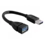 Καλώδιο USB DeLOCK 82776 0,15 m μαύρο