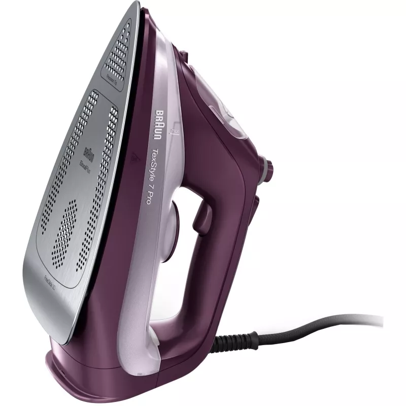 Braun TexStyle 7 Pro SI 7181 VI σίδερο ατμού πλάκα EloxalPlus 3100 W μωβ