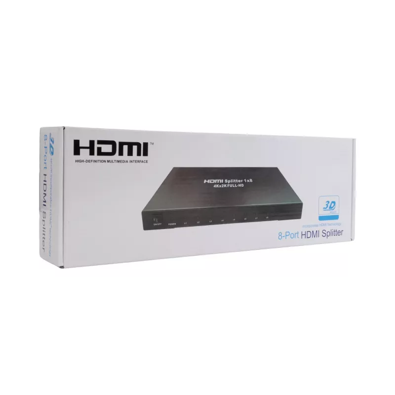 Sbox HDMI-8-V2 διαχωριστής HDMI 1x8 4K@30 Hz