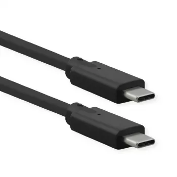 Καλώδιο USB ROLINE 11.02.9070 USB 3.2 Gen 2 0,5 m μαύρο