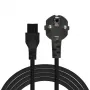 Savio CL-158 καλώδιο τροφοδοσίας IEC C5 σε φις C/E/F, 3 m, μαύρο