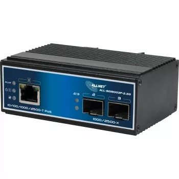 Βιομηχανικό switch PoE ALLNET ALL-SGI8003P-2.5G — 3 θύρες 2.5G, PoE