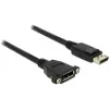 Καλώδιο DisplayPort DeLOCK 85114 1 m αρσενικό-θηλυκό μαύρο