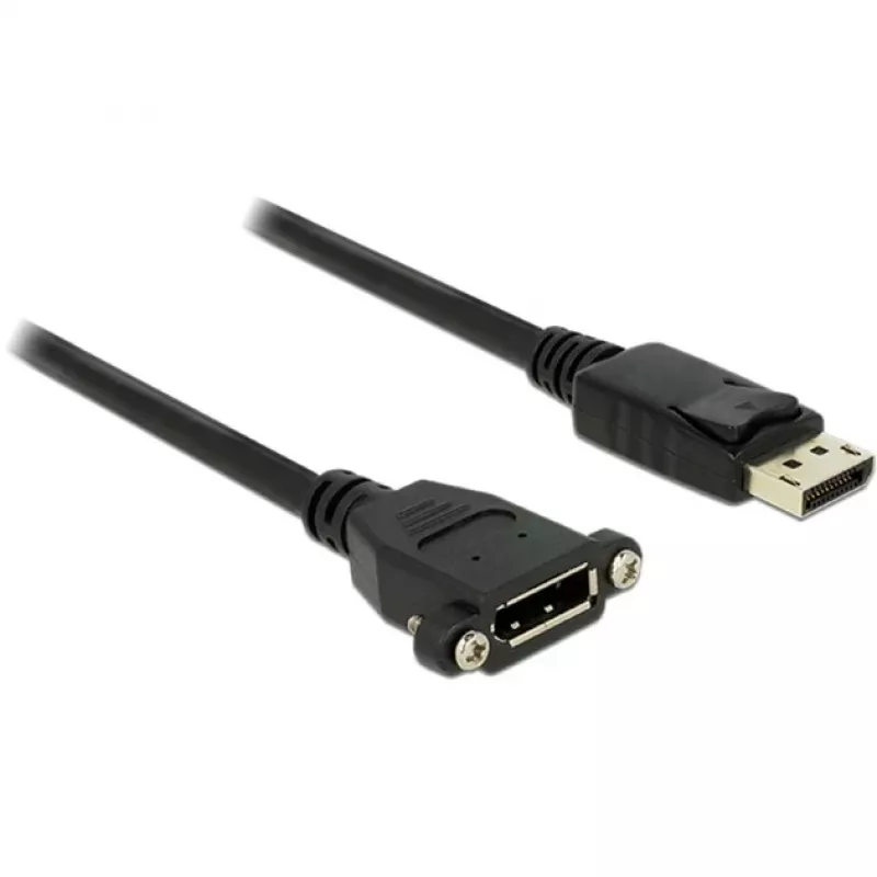 Καλώδιο DisplayPort DeLOCK 85114 1 m αρσενικό-θηλυκό μαύρο