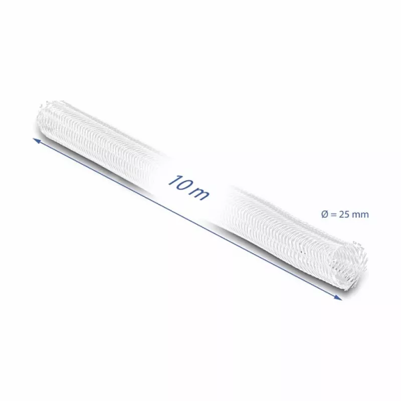 Πλεκτό περίβλημα καλωδίου DeLOCK 20816 10 m x 25 mm λευκό