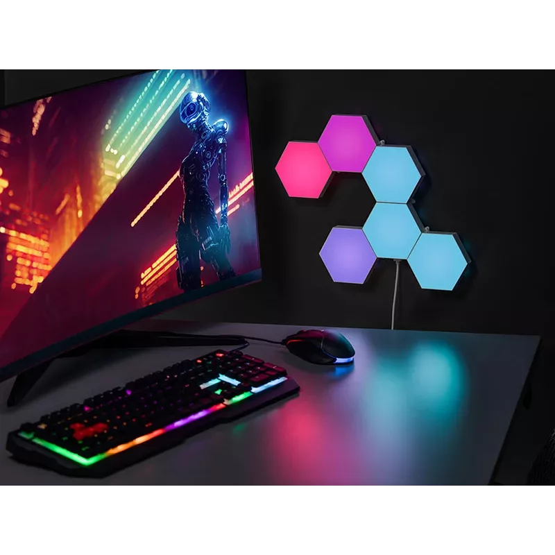 Εντοιχιζόμενο πάνελ RGB LED TRACER Smart Hexagon Tracer 47256 Ambience TRAOSW47256