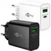Goobay USB-C PD GaN Dual-γρήγορος φορτιστής 30 W μαύρο (75335)