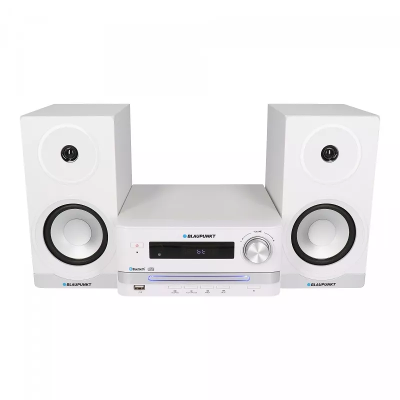 Home Audio μικροσύστημα BLAUPUNKT MS16BT 15 W, CD/USB/MP3, Bluetooth, FM RDS, λευκό