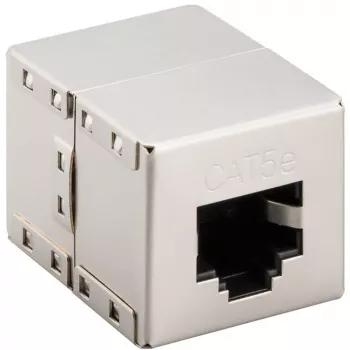 Wentronic Goobay CAT 5e Βύσμα/υποδοχή RJ45 – για δίκτυα έως 100 MHz, θωρακισμένο (15027)