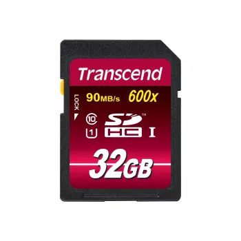 Μνήμη Flash Transcend 32 GB SDHC UHS-I 600x TS32GSDHC10U1