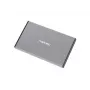 Εξωτερική θήκη HDD/SSD NATEC Rhino GO — 2,5 ιντσών SATA, 9,5 mm, USB 3.0, αλουμίνιο, γκρι, έως 4 TB