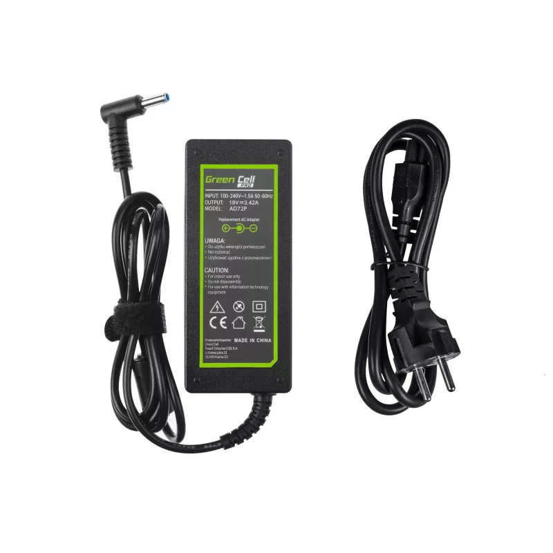 Τροφοδοτικό Green Cell AD72P Indoor 65W μαύρο