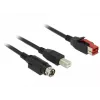 Καλώδιο USB DeLOCK 85489 USB 2.0 3 m USB B μαύρο