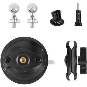 PULUZ Magic Arm βάση με βεντούζα για τρίποδο (μαύρο)