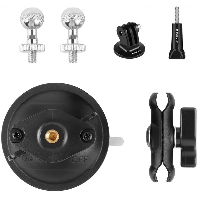 PULUZ Magic Arm βάση με βεντούζα για τρίποδο (μαύρο)