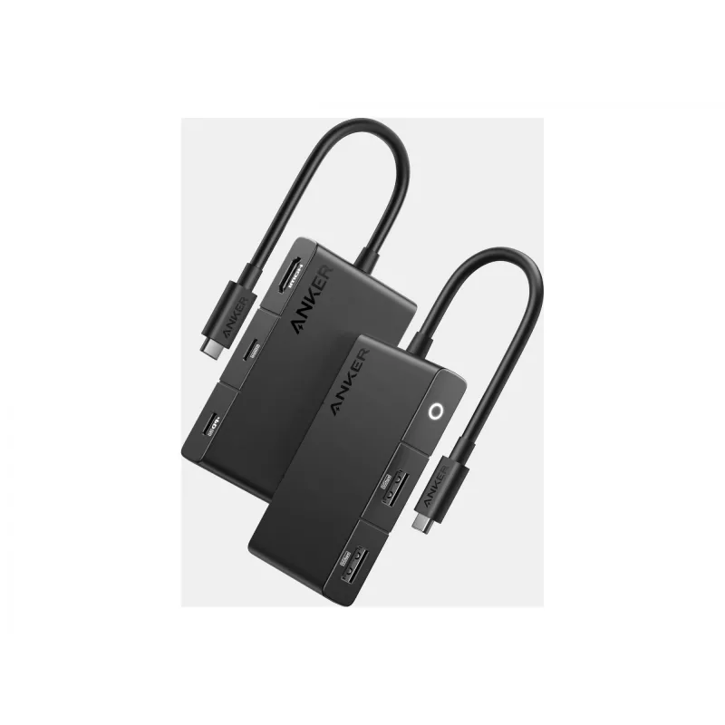 Διανομέας USB-C Anker 332 A8356G11 5-in-1, 4K HDMI για μία οθόνη, μαύρος