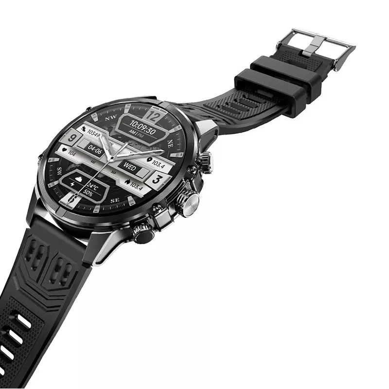 Smartwatch BlitzWolf BW-AT6 plus – μαύρο, μετρητής καρδιακών παλμών, fitness tracker