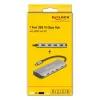 USB-C Hub DELOCK 64323 — USB 3.2 Gen 2 Type-C-Host, HDMI + 2× USB-A + 2× USB-C, 10 Gbit/s, γκρι