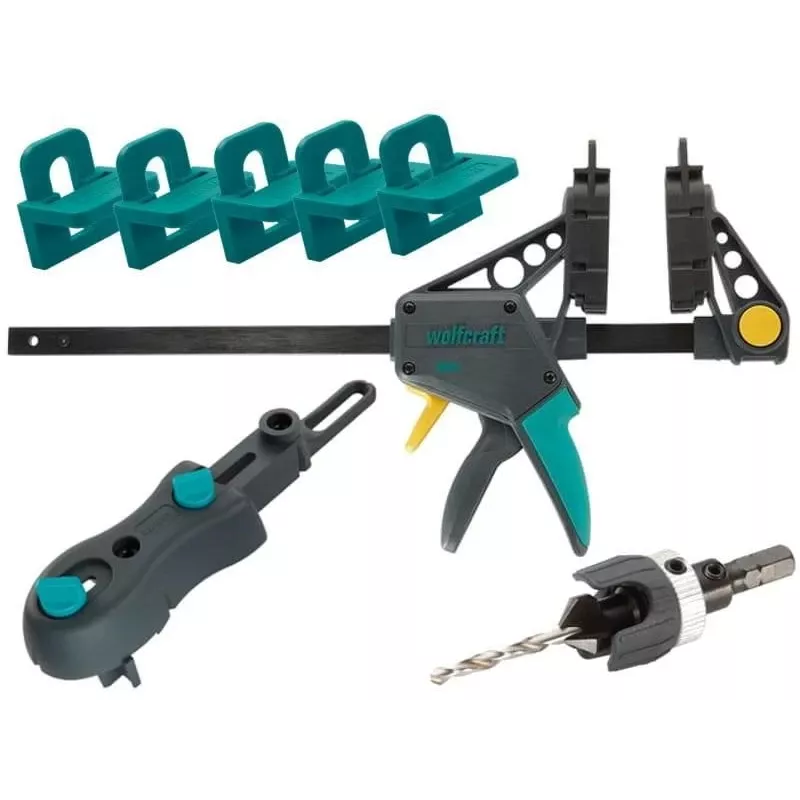 Σφιγκτήρας δοκού wolfcraft GmbH σετ κατασκευής βεράντας
