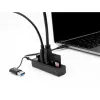 Hub USB 3.2 Gen 1 3 θυρών + Αναγνώστης καρτών SD και Micro SD με σύνδεση USB Type-C ή USB Type-A, USB hub