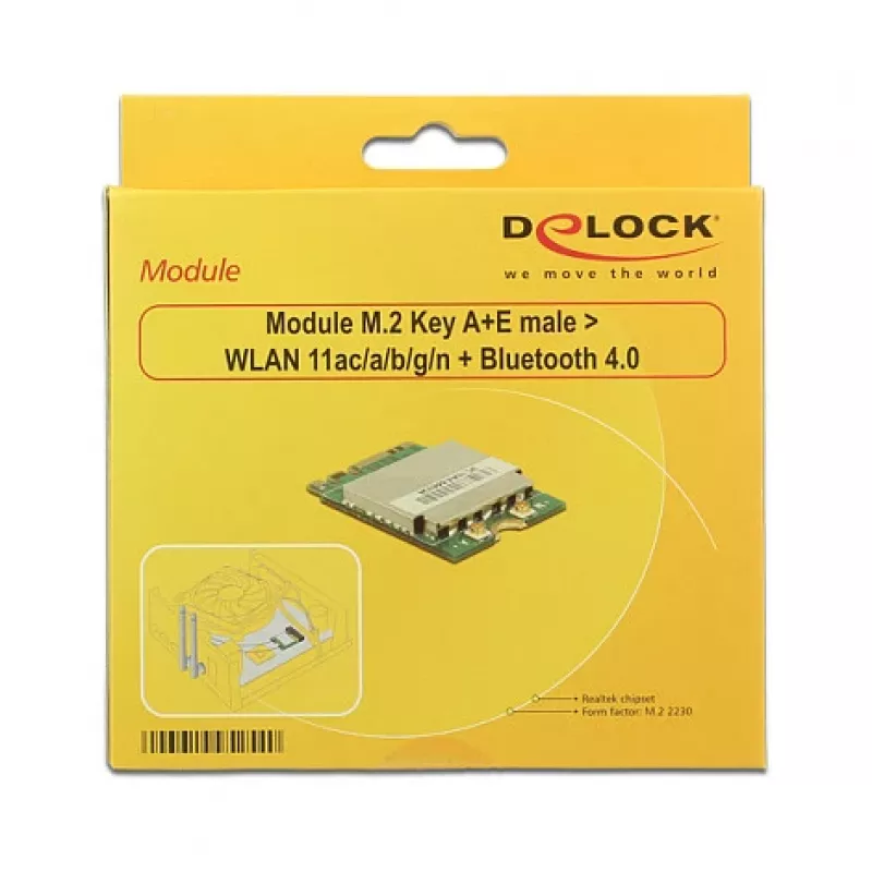 Κάρτα δικτύου DeLOCK 95254 WLAN Bluetooth 433,3 Mbit/s