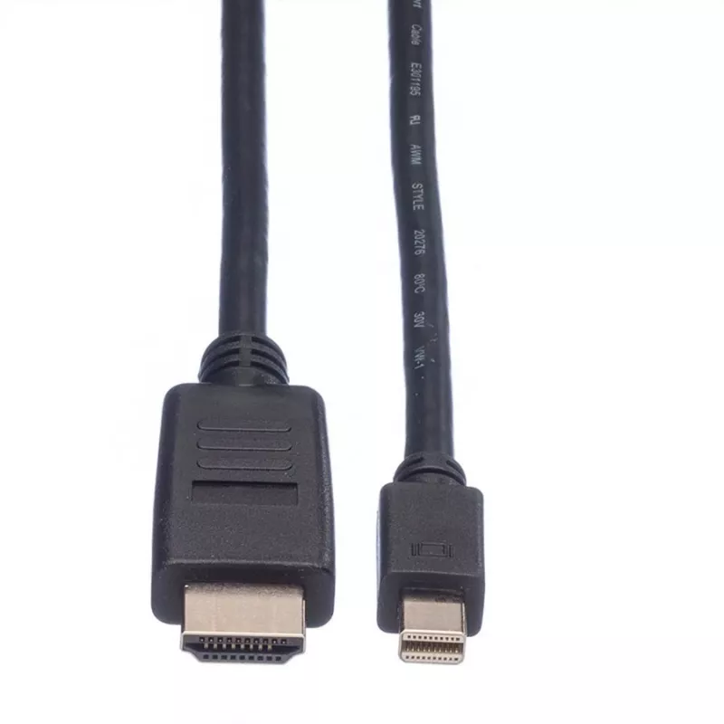 Καλώδιο Mini DisplayPort VALUE Mini DP-HDTV M/M 2 m
