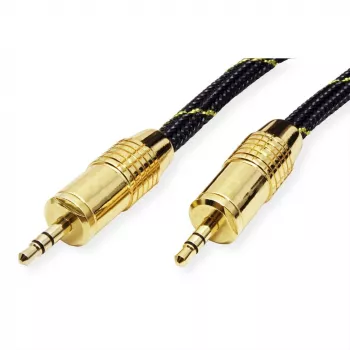 ROLINE GOLD καλώδιο σύνδεσης ήχου 3,5 mm βύσμα αρσενικό / βύσμα αρσενικό 5,0 m (11.09.4285)