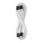 CableMod C-Series Pro ModMesh Καλώδιο Bridged-Connection - 8+8-Pin PCIe, λευκό, 60 cm
