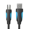 Καλώδιο USB 2.0 A σε USB-B Vention VAS-A16-B500, 5 m, μαύρο, βύσμα-βύσμα, 480 Mbit/s