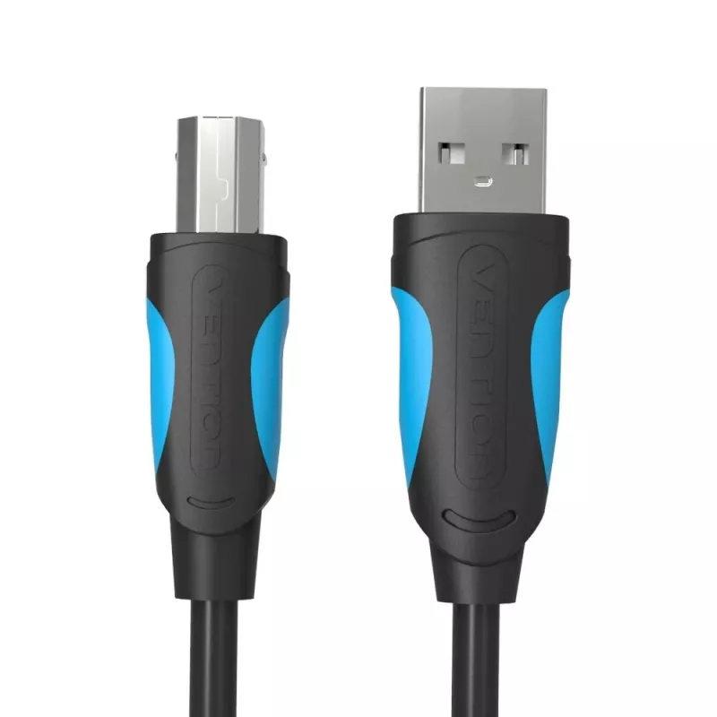 Καλώδιο USB 2.0 A σε USB-B Vention VAS-A16-B500, 5 m, μαύρο, βύσμα-βύσμα, 480 Mbit/s