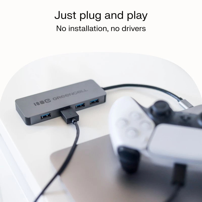 USB Hub Green Cell HUB-GC-C4A — Hub USB-C 3.0 4 θυρών