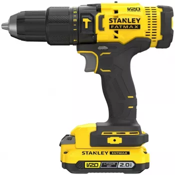 Μπαταριοφόρο δραπανοκατσάβιδο STANLEY SFMCD711D2K 18V Li-Ion 2x2Ah, 2 ταχυτήτων, 80 Nm, LED, βαλίτσα