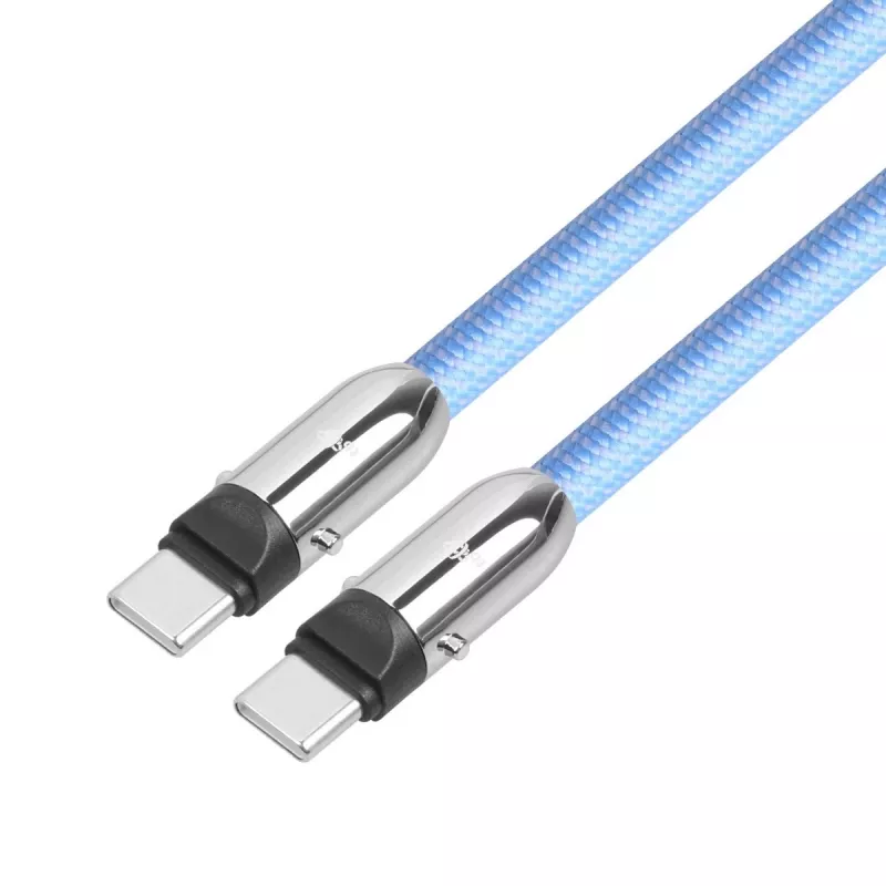 Καλώδιο 2in1 USB-C 1m μπλε