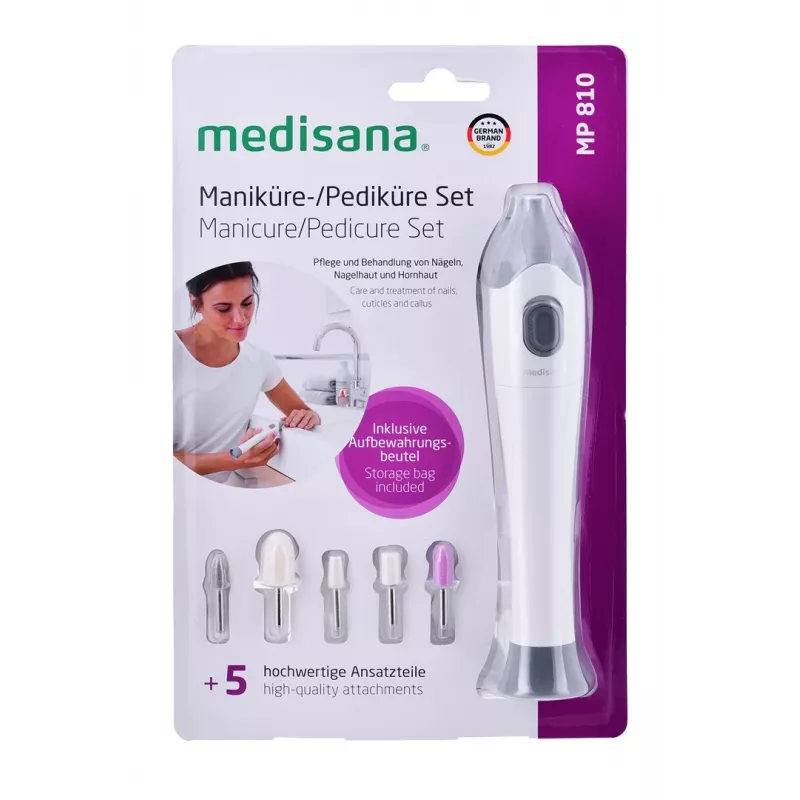 Medisana MP 810 Συσκευή μανικιούρ και πεντικιούρ, λευκό