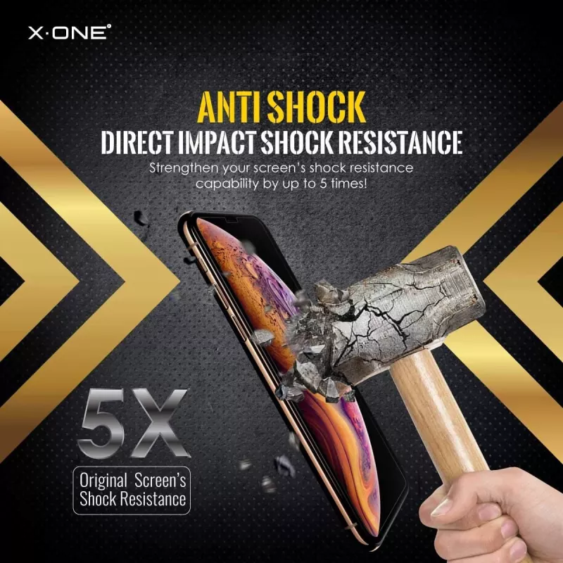 Μεμβράνη προστασίας οθόνης Shock Eliminator X-ONE για iPhone 7 Plus – μαύρο