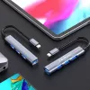 USB hub QOLTEC 53792, USB-C 3.1 σε 4 θύρες (USB 3.0 x1, USB 2.0 x3)
