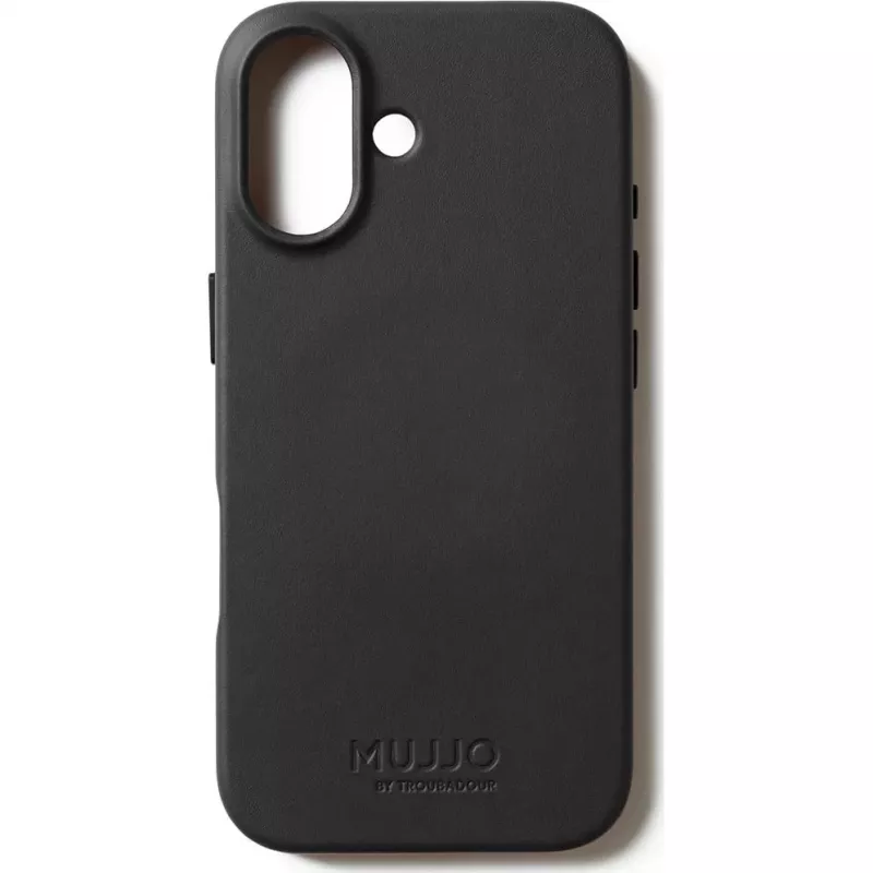 Mujjo Full Leather Case MagSafe Θήκη για iPhone 17 Μαύρο