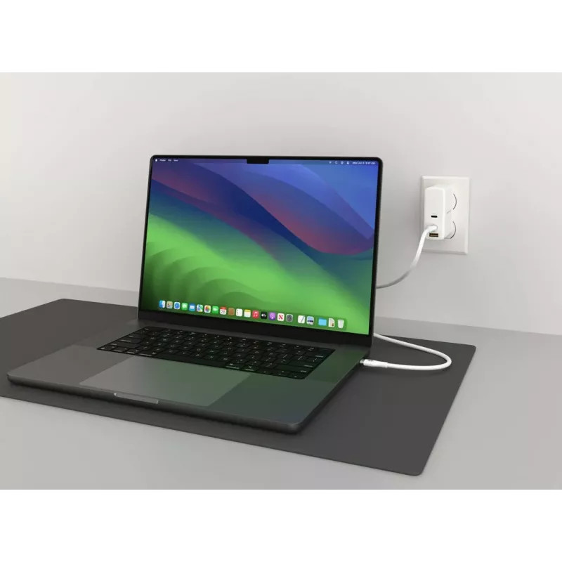 HYPER HyperJuice 240W Καλώδιο σιλικόνης USB-C σε USB-C (0,9 m/1 m) - Λευκό