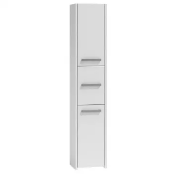 Top E Shop S33 BIEL ντουλάπι αποθήκευσης μπάνιου, λευκό