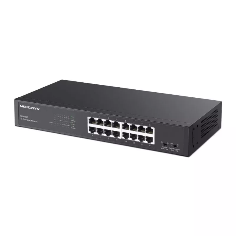 Mercusys MS116GS network switch Gigabit Ethernet (10/100/1000) μαύρο