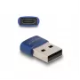 Αντάπτορας DeLOCK USB 2.0 USB Type-A αρσενικό σε USB Type-C υποδοχή θηλυκή μπλε